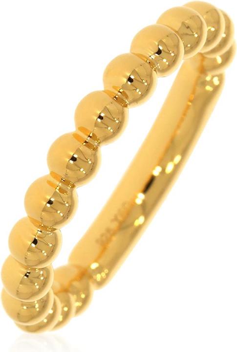 Immagine prodotto Xen Anello a sfera design placcato oro (52, 925 Argento)
