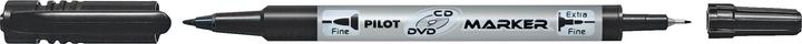 Produktbild Pilot Permanent-Marker "Marker Twin" CD/DVD, schwarz (Schwarz, 0.80 mm, 1 x)