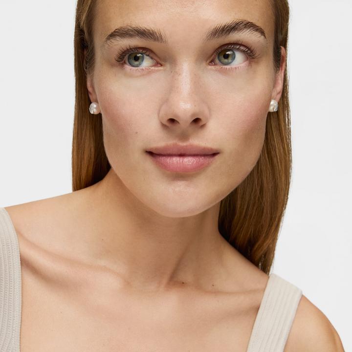 Actual product image Tous Earrings made of real pearls with bear 411143500 (Sterling Silver)