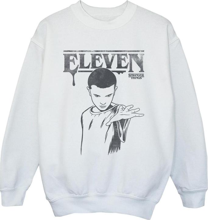 Netflix Stranger Things Dark Eleven Sweatshirt Jungen (152, 158)