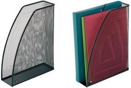 Produktbild Alba Stehsammler Mesh, DIN A4, aus Drahtmetall, schwarz Masse: (B)260 x (T)80 x (H)335 mm (A4)