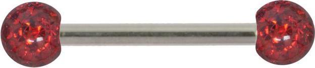 Actual product image Bijouteria Nipple piercing (Crystal, Surgical steel 316L, Epoxy resin)