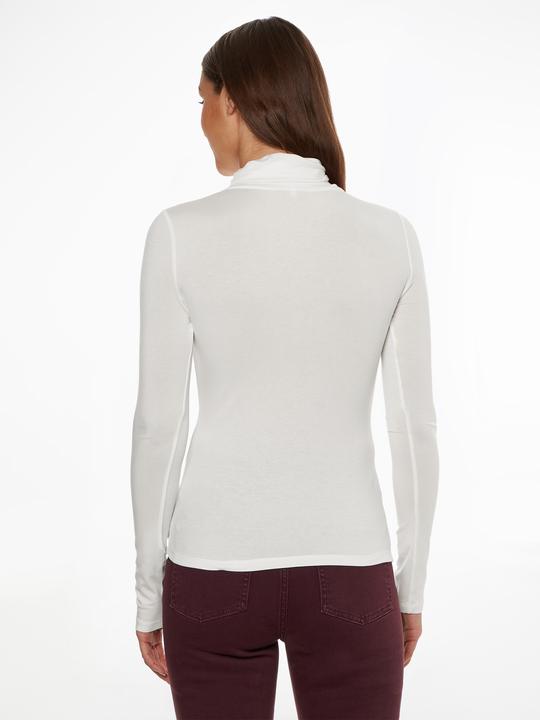 Produktbild Tommy Hilfiger Rollkragenpullover für Damen, schmaler Rollkragenpullover aus weichem Tencel (M)