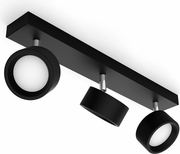 Image du produit Philips Bracia Spot 3x5.5W 2700K noir (1650 lm)