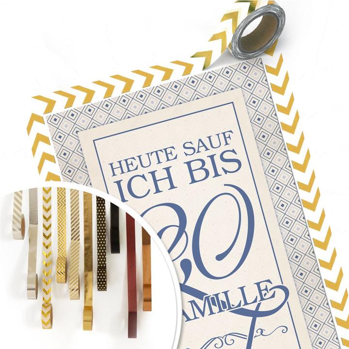 Produktbild Trenddeko Heute sauf ich bis 2,0 Kamille (60 x 90 cm)