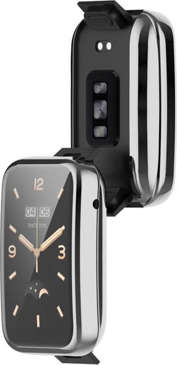 Actual product image Cover-Discount Xiaomi Mi Band 7 Pro - Rubber Protection Case silver