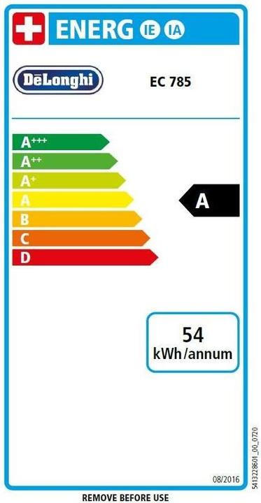 Energy Label De'Longhi Dedica