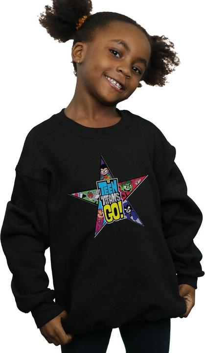 Image du produit - Sweat TEEN TITANS GO STAR LOGO - Fille (152, 158)