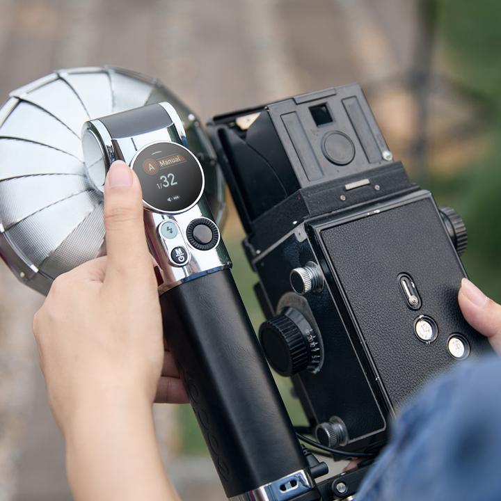 Actual product image Godox Retro-Kamerablitz (Plug-on flash, Nikon, Fujifilm, Leica, Olympus, Sony, Pentax, Canon)
