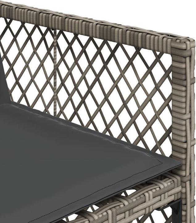 Image du produit VidaXL Meuble de jardin Salle à manger Ensemble de jardin 13 pièces Gris Poly Rattan (330 cm)