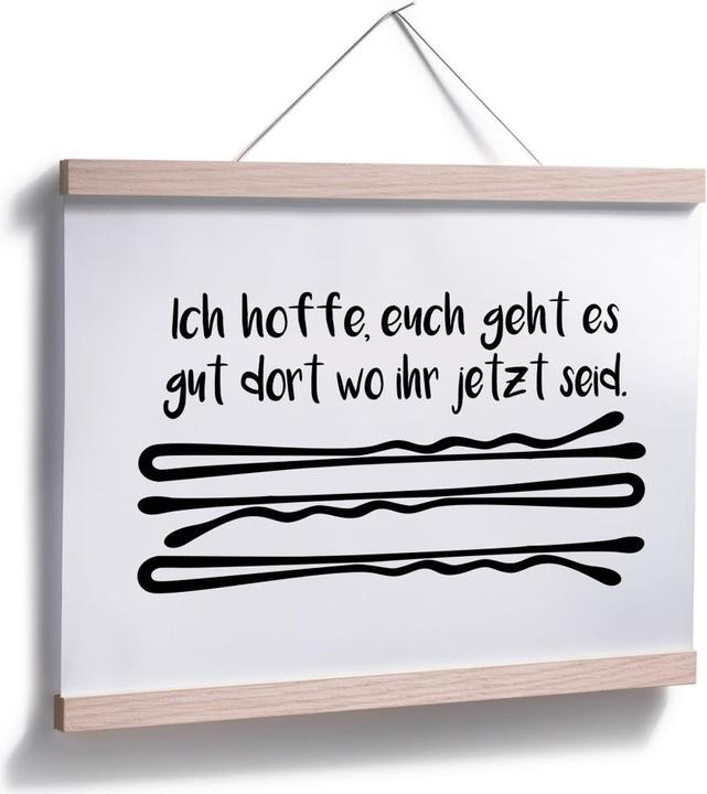 Produktbild Trenddeko Ich hoffe euch geht es gut (30 x 24 cm)