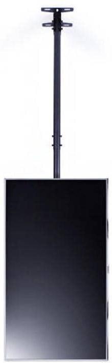 Immagine prodotto Multibrackets Plafoniera Grande Singola Nera 3000 (Soffitto, 63", 40 kg)
