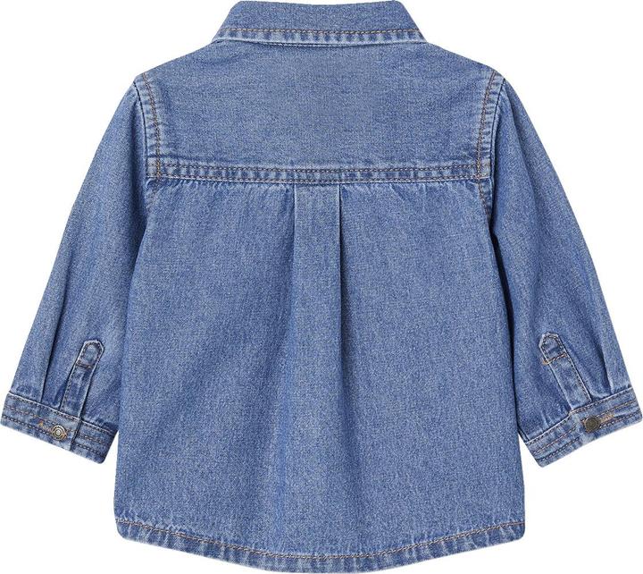 Image du produit Vertbaudet Chemise en jean bébé avec boutons-pression (62)