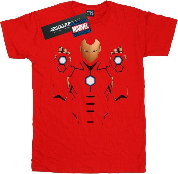 Actual product image Mens Iron Man Armoured Suit T-Shirt (M)
