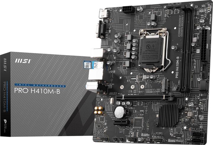 Actual product image MSI PRO H410M-B (LGA 1200, Intel H410, mATX)