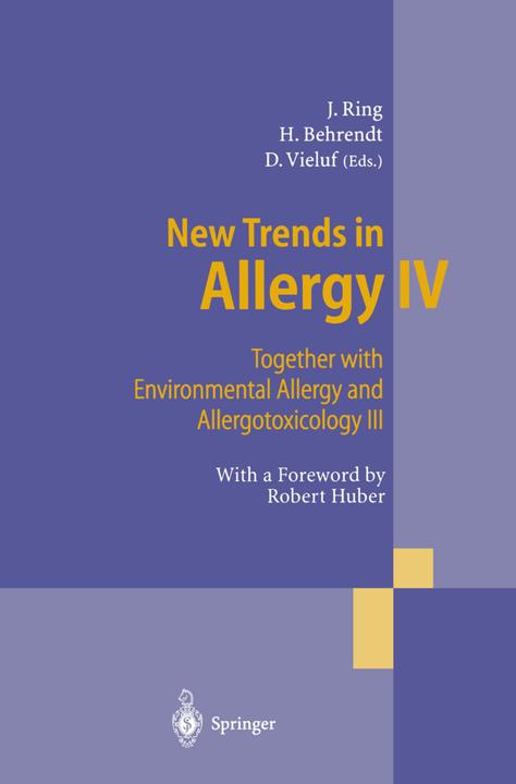 Actual product image New Trends in Allergy IV (Heidrun Behrendt, Dieter Vieluf, Johannes Ring, 2012)