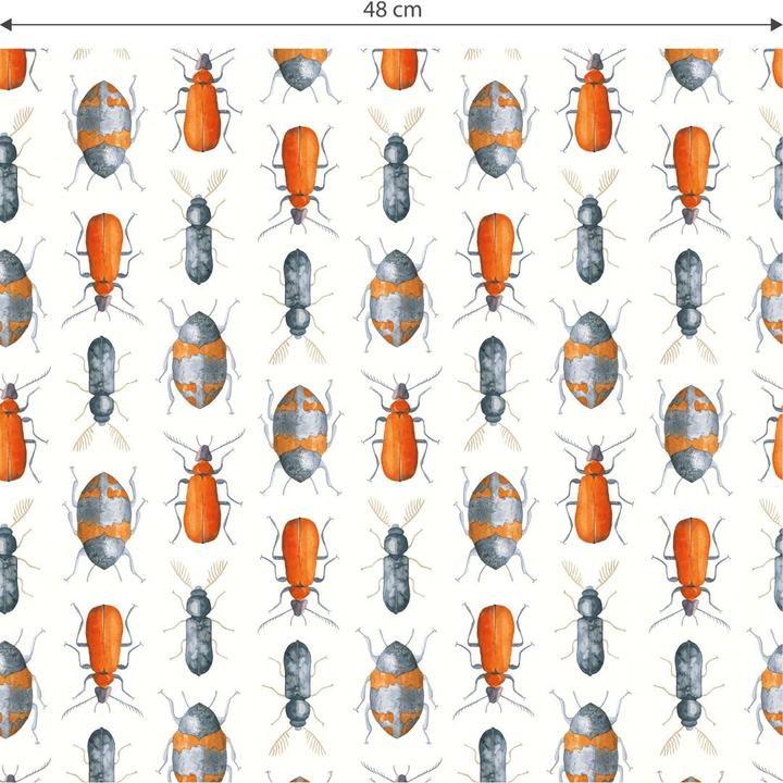 Immagine prodotto Trenddeko Scarabei colorati - arancione (1008 x 48 cm)