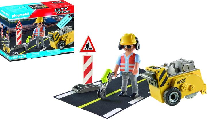 Actual product image Playmobil Construction worker with edge cutter (71185, Playmobil City Action)