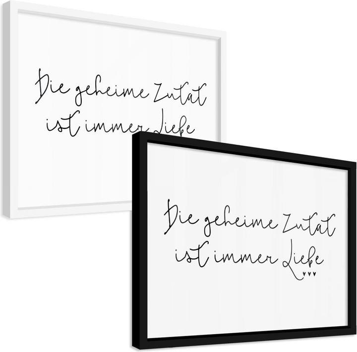 Image du produit Trenddeko L'ingrédient secret est toujours l'amour (24 x 30 cm)