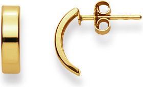 Produktbild Natsumi Schmuck Ohrstecker Gelbgold 18K/750 flach (750/18 K Gelbgold)