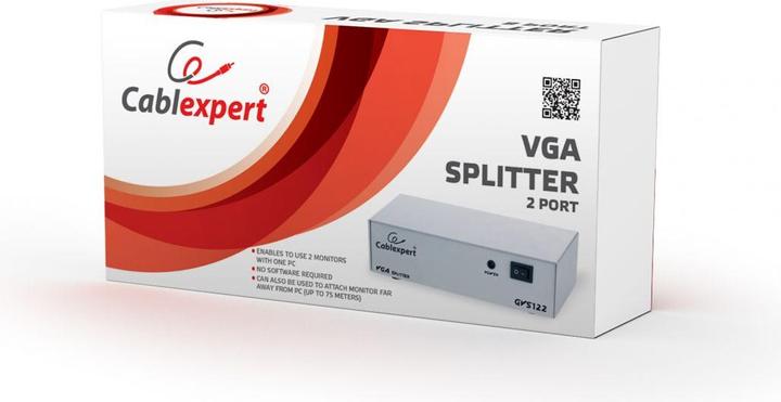 Produktbild Gembird GVS122 VGA Videosplitter (0.65 m, VGA)