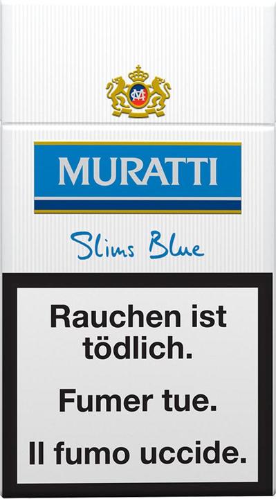Image du produit Muratti Slims Blue 100 boîte