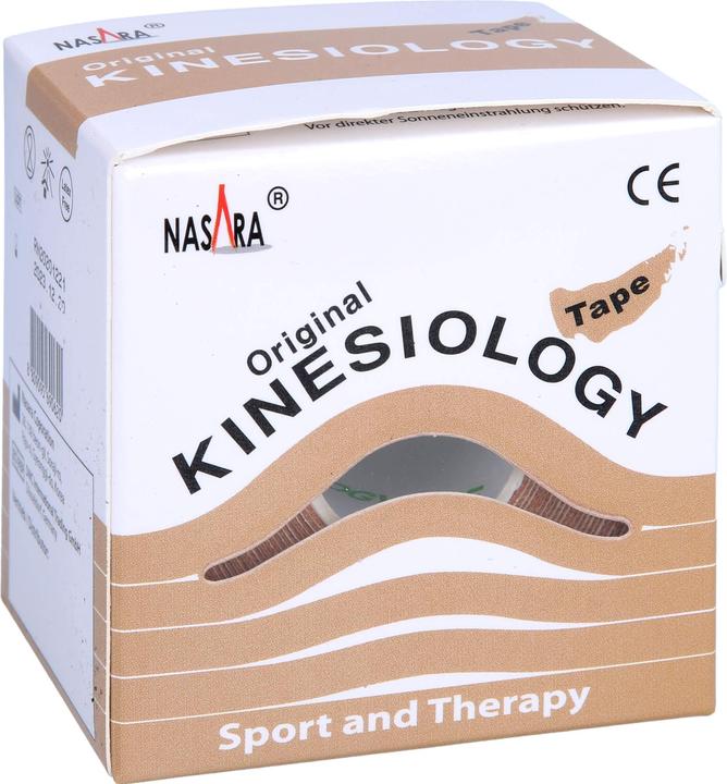 Produktbild Mikros NASARA Kinesiologie Tape Beige 5cmx5m, 1 St PFL (5 m)