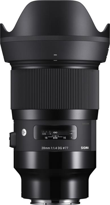 Image du produit Sigma 28mm f/1.4 DG HSM ART, Sony E (Sony E, APS-C / DX, Plein format)