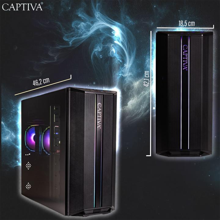 Produktbild Captiva Advanced Gaming R92-776 Ryzen 5 RTX 5060 Ti (AMD Ryzen 5 5600, 32 GB, 1000 GB, GeForce RTX 5060 Ti)