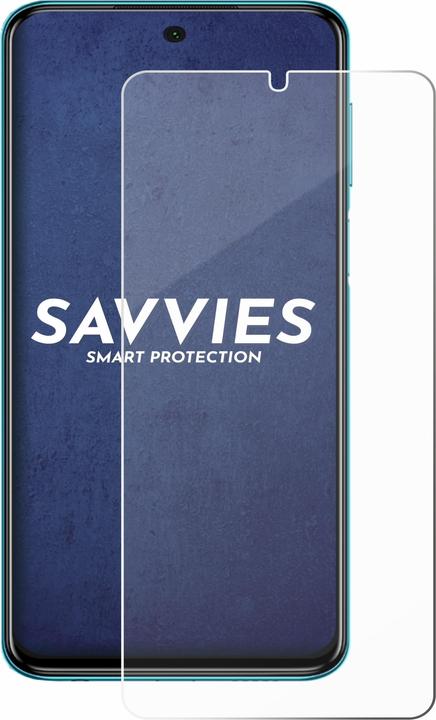 Produktbild Savvies Panzerglas Hartglas Displayschutz (1 Stück, Xiaomi Redmi Note 9 Pro Max)