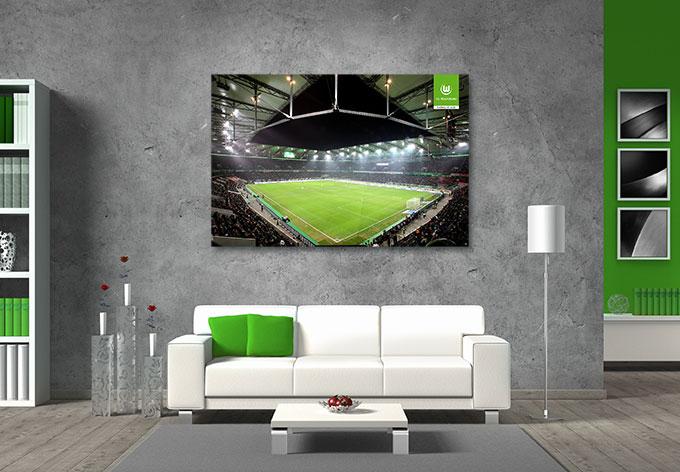 Actual product image VfL Wolfsburg Volkswagen Arena (120 x 75 cm)