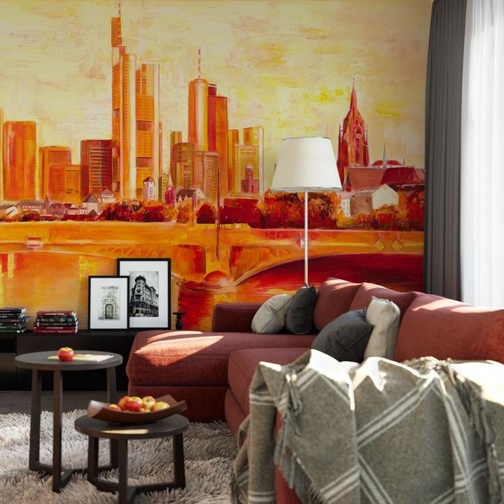 Actual product image Trenddeko Schüssler - Frankfurt skyline (432 x 300 cm)