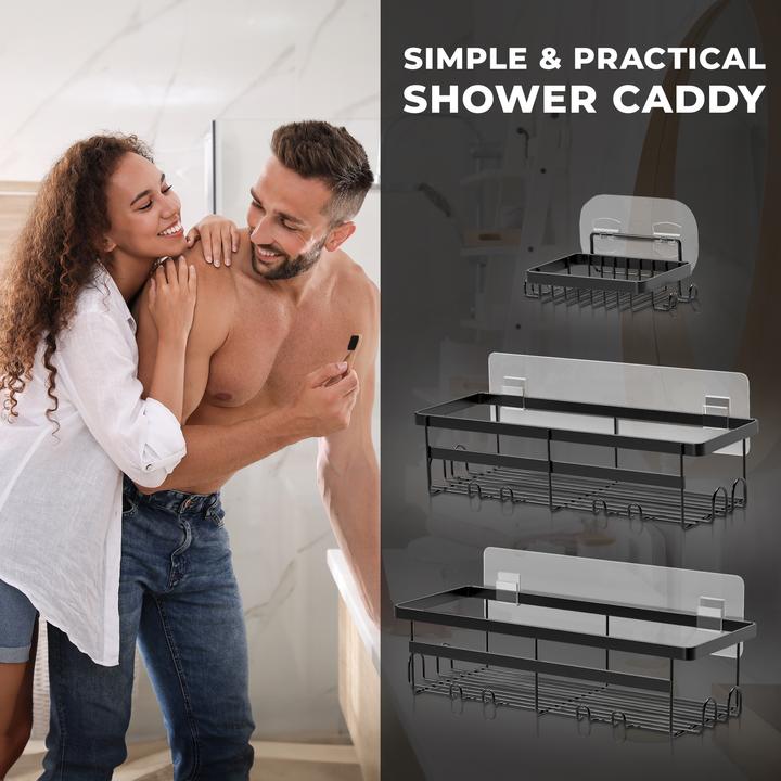 Actual product image Wilford & Sons Bathroom shower shelf
