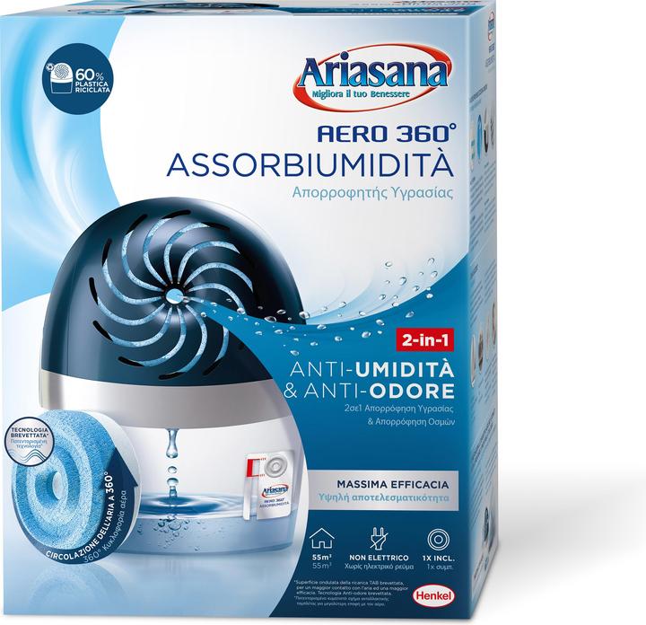 Produktbild Henkel 1680706 Haushaltsfeuchtigkeitsabsorber und Absorbernachfüllung Absorber (Einheit) Assor (1 x)