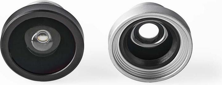Nedis Camera lens set mobile phones - 3-in-1 - macro/wide angle and fisheye - attachable - aluminium
