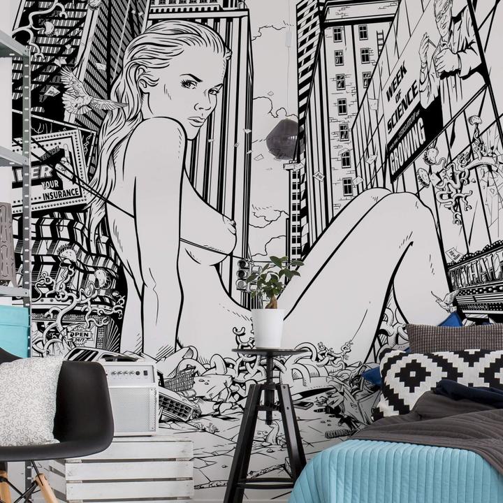 Image du produit Trenddeko Drawstore - Desaster Pin Up Plants (240 x 300 cm)