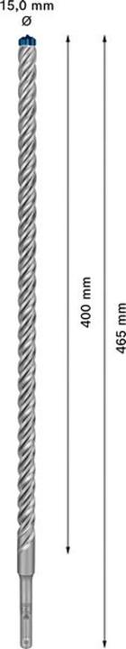 Immagine prodotto Bosch Professional Zubehör Trapano a percussione EXPERT SDS plus-7X, 15 x 400 x 465 mm (15 millimetri)