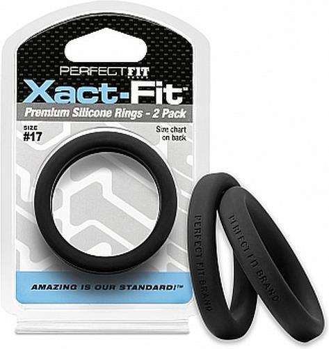 Immagine prodotto PerfectFitBrand #17 Xact-Fit Cockring 2-Pack (4.30 cm)
