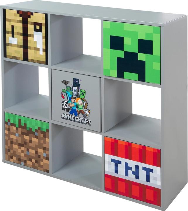 Immagine prodotto Phoenix Scaffale Minecraft 3 x 3 con ante