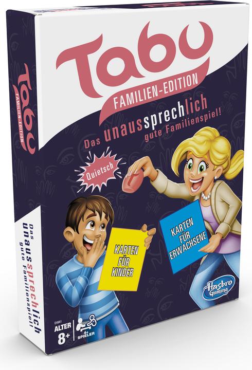 Produktbild Hasbro Gaming Tabu Familien Edition (Deutsch)