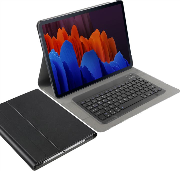 Produktbild Cazy Tastatur Hülle Kompatibel mit Samsung Galaxy Tab S7 FE/Tab S7 Plus - Schutz Etui mit magnetisch (Eng. Int., Galaxy Tab S7 FE)