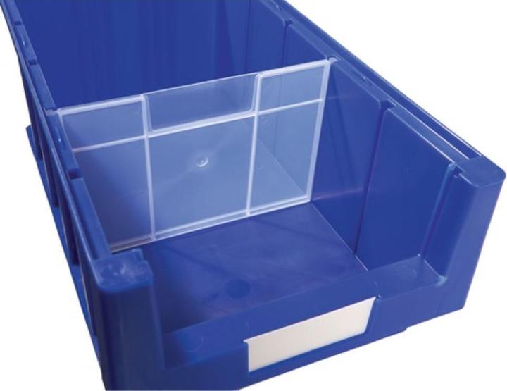 Immagine prodotto LA-KA-PE Divisorio per scaffale L. 230 mm PP trasparente, chiuso (23 cm)