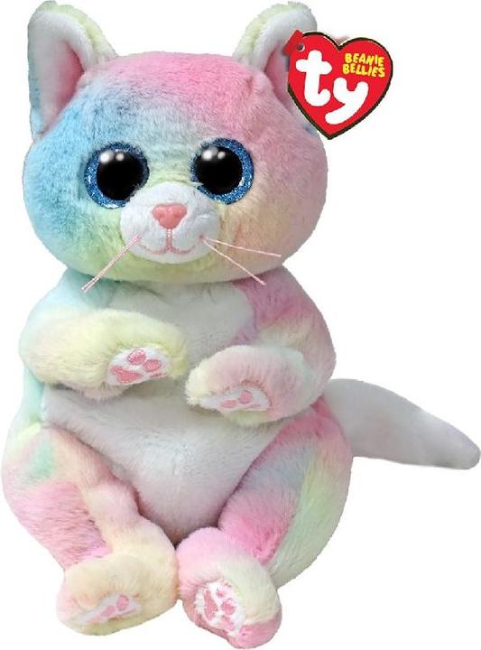 Ty Beanie Babies Bellies Jennie Rainbow Cat (17 cm)