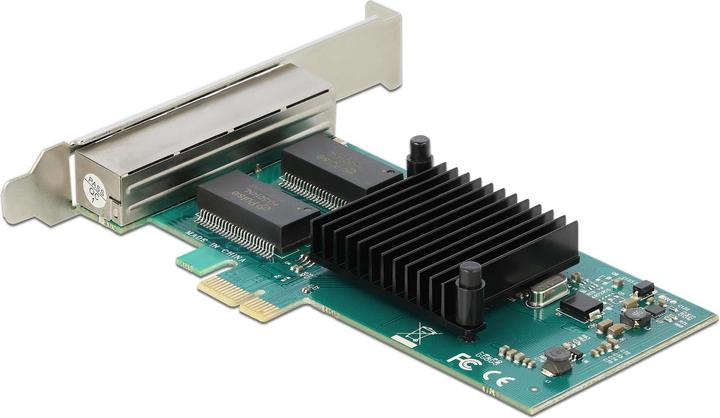 Image du produit Delock Carte PCI Express x1 4 x RJ45 Gigabit LAN i350 (Ethernet)