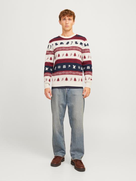 Produktbild Jack & Jones Jjxmas Snowball Knit Crew Neck (S)