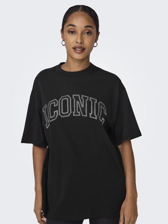 Image du produit Only Coupe normale Col rond Epaule basse T-shirt T-shirt (XS)