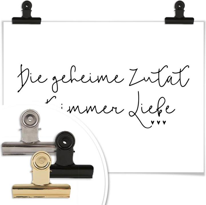 Produktbild Trenddeko Die geheime Zutat ist immer Liebe (60 x 80 cm)