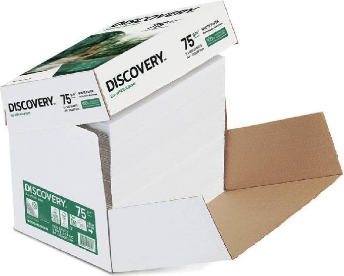Actual product image Discovery Copy paper DIN A4 75 gsm 2,500 sheets Maxi-Box (75 g/m², 2500 x, A4)