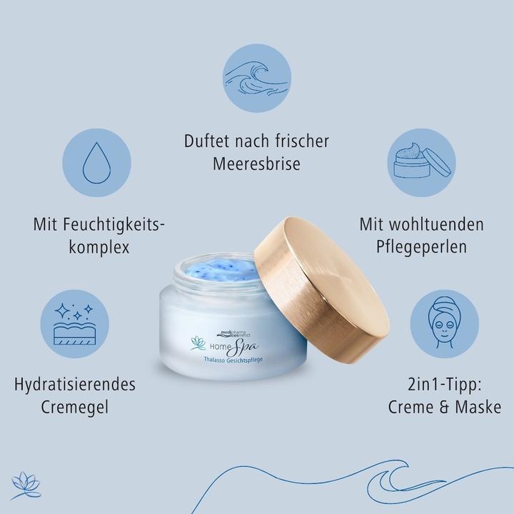 Image du produit Dr. Theiss Home Spa Thalasso Gesichts, 50 ml GEL (50 ml, Gel visage)