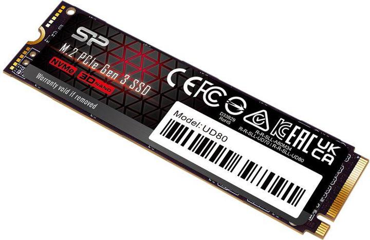Actual product image Silicon Power SSD UD80 500GB M.2 PCIe Gen3 x4 NVMe 3400/1000 MB/s (500 GB, M.2 2280)